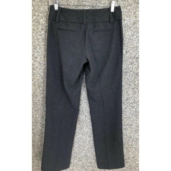 Daisy Fuentes Work Career Pants Trousers Slacks Gray Size 2 Pleated - Picture 2 of 8